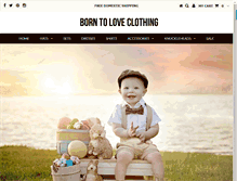 Tablet Screenshot of borntoloveclothing.com